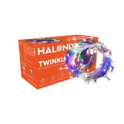 Halonix LED String/Rice Light - Twinkle 46 LED Decorative Light, 10 m, Muticoloured, Copper, Diwali/Christmas/Home Decor, 1 pc