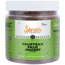 Shruti's SHRUTI'S PALMYRAH PALM JAGGERY POWDER 250 GM JAR - Naturally Proce 250 g Jar, 250 g Jar