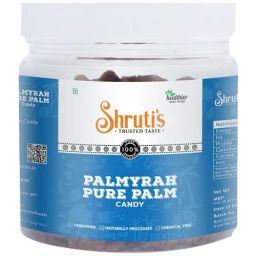 Shruti's SHRUTI'S PALMYRAH PURE PALM CANDY 250 GM JAR - Naturally Proce 250 g Jar, 250 g Jar