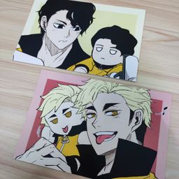 Haikyuu Fanart Postcard - MSBY Plushie