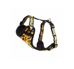ROGZ  COMFY FASHION HARNESS SMALL LEOPARD BONE