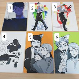 Haikyuu Fanart Postcard - Inarizaki