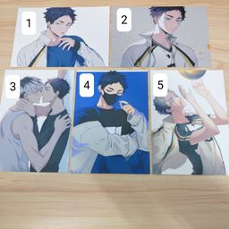 Haikyuu Fanart Postcard - Bokuaka