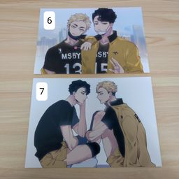 Haikyuu Fanart Postcard - Sakuatsu
