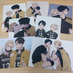 Haikyuu Fanart Postcard - Sakuatsu