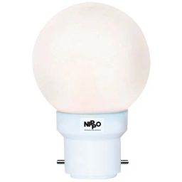 Nippo LED Bulb - Assorted, Round, 0.5 Watts, B22 Base, 1 pc