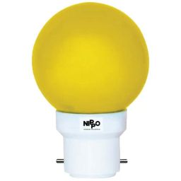 Nippo LED Bulb - Assorted, Round, 0.5 Watts, B22 Base, 1 pc