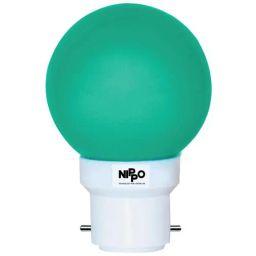 Nippo LED Bulb - Assorted, Round, 0.5 Watts, B22 Base, 1 pc