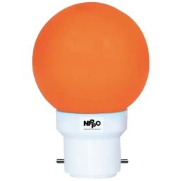 Nippo LED Bulb - Assorted, Round, 0.5 Watts, B22 Base, 1 pc