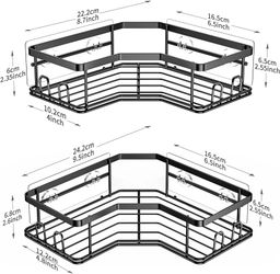 2pcs corner multipurpose heavy caddy set 