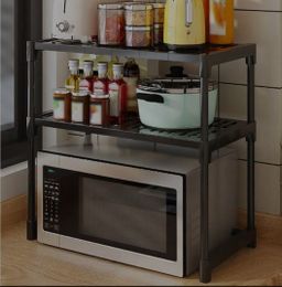 2 layer microwave / multipurpose rack