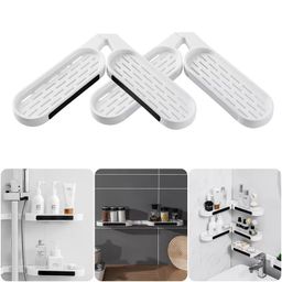 Bathroom wall mounted revolving rack