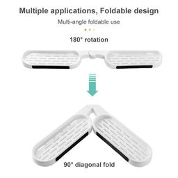 Bathroom wall mounted revolving rack