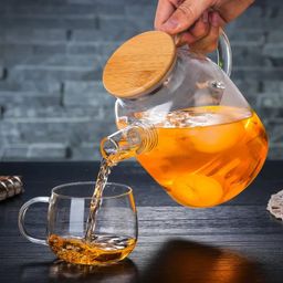 High borosilicate Glass Teapot