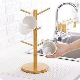 Bamboo Mug stand 