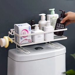 Single layer Over the toilet rack/shelf bathroom 