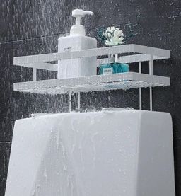 Single layer Over the toilet rack/shelf bathroom 
