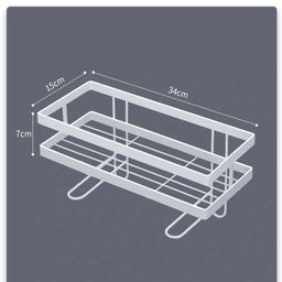 Single layer Over the toilet rack/shelf bathroom 