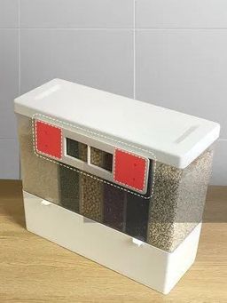 6 compartment cereals dispenser 