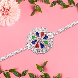 ColorFull Round Rakhi