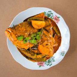 Kari Melayu Kepala Ikan Jenahak (15-30 Minit Preparation)