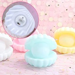 Pearl Shell Night Lamp Decorate Desk Lights Nursery T