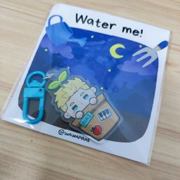 Trigun Stampede Fanart Flower Pot Acrylic Keychain - Knives