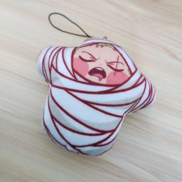 One Piece Fanart Mummy Keychain - Zoro