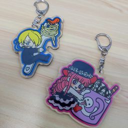 One Piece Fanart Keychain - Hugging