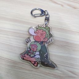 One Piece Fanart Keychain - Zoro Chopper