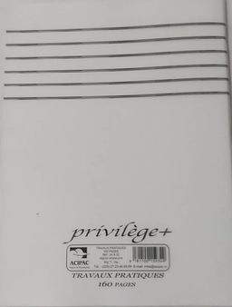 Cahier Travaux Pratiques 160 pages - Polypro