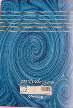 Cahier Etudiant 96 pages - Privilège +  9000 de luxe