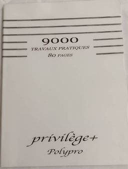 Cahier Travaux Pratiques 80 pages - Polypro