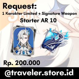 REQUEST: 1 Karakter + Weapon Signature Starter