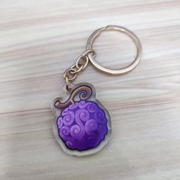 One Piece Fanart Thick Acrylic Keychain - Devil Fruit