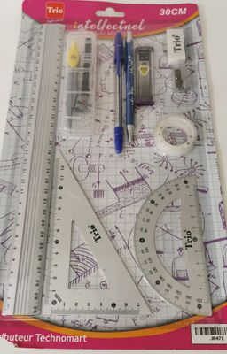 Kit Geometrique grand 30cm métallique