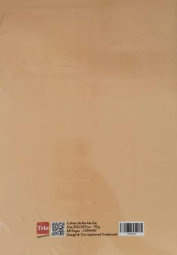 Cahier Recherche PM Trio 68 pages