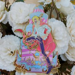 One Piece Fanart Sanji Double Layered Big Enamel Pin