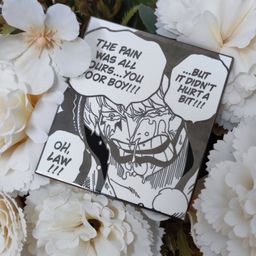 One Piece Fanart Enamel Pin - Corazon Famous Quotes