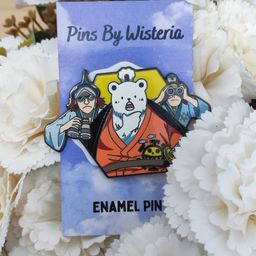 One Piece Fanart Enamel Pin - Team Law