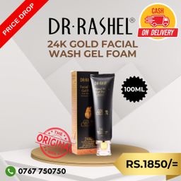 Dr. Rashel 24K Gold Facial Wash Gel Foam - 100 ml