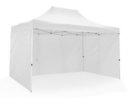2*3 mtrs Instant Canopy Tent 10*15 with 3 Side Walls - Commercial Grade Steel Frame with Water-Resistant Canopy Top and Sidewalls