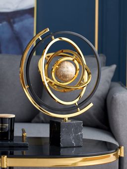 Statue Luxury Office Desktop Globe
