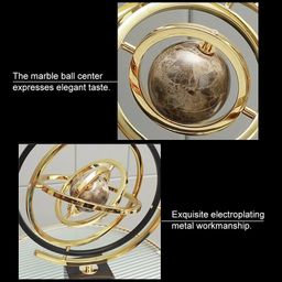 Statue Luxury Office Desktop Globe