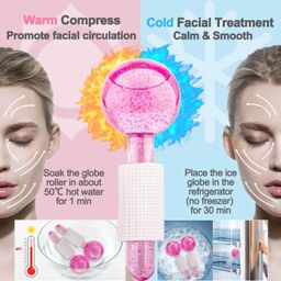 Ice Globes for Facials Massage Tool Set,