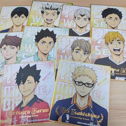Haikyuu Official Shikishi - Gold Foil