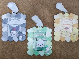 Sanrio Official Photocard Holder Keychain / 三丽鸥官方小卡软卡套挂件