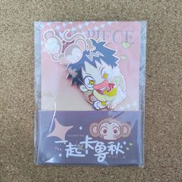One Piece Fanart Enamel Pin - Luffy