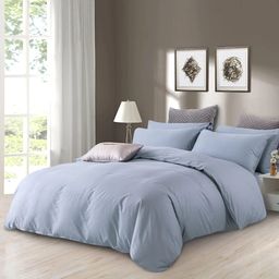 4pc Plain High Quality Duvet Cover Set