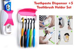 Toothpaste Dispenser & Tooth Brush with Toothbrush